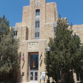 Boulder County Courthouse Pride Flag