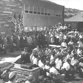 Municipal Building Dedication ceremony in 1952