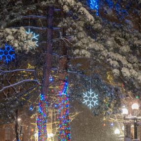 holiday lights downtown boulder