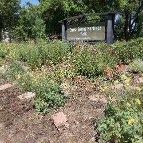 Emma Gomez Park Demo Garden Year 2