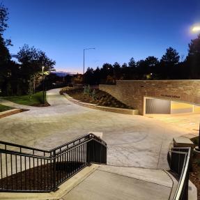 30th and Colorado Intersection and Underpass at night
