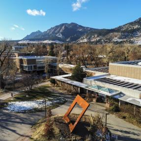 Arial picture of the sculpture 