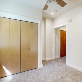 Other view of room with window bright light coming through