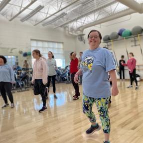 EXPAND participants and volunteers dancing