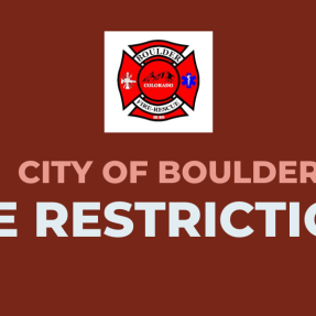 Fire Restrictions in the City of Boulder