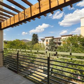 2510 Taft Drive #313 Patio balcony view