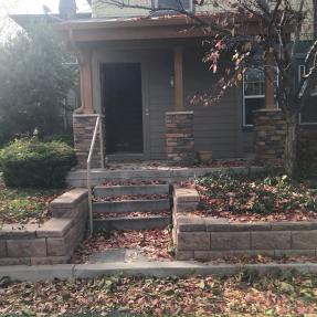 2-3674 Silverton St Unit G - view of front door with mature tree foliage