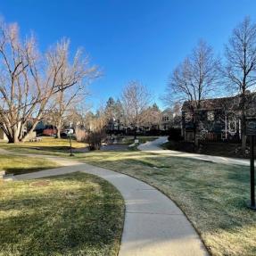 5540 Stonewall Pl 16 - Exterior green space with path and trees
