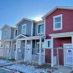 2152-2156 Violet - exterior all 3 homes view 3