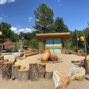 The completed outdoor classroom.