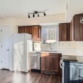 Kitchen t and door with close