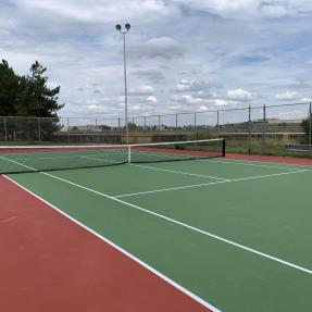 Tennis court at Tom Watson Park