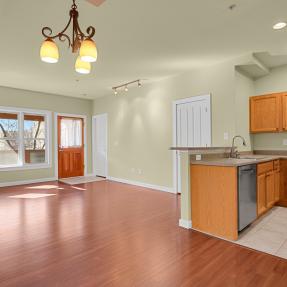 3223 Iron Forge Pl 108 - living room and kitchen