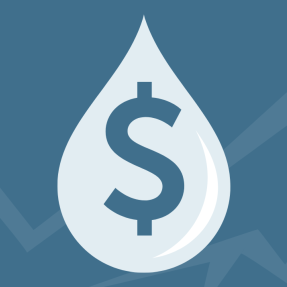 Water budget icon