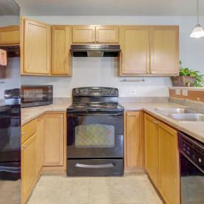 3674 Silverton St Unit C - kitchen area