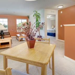 3674 Silverton St Unit C - living room and kitchen view