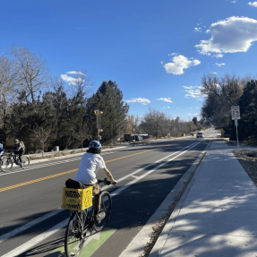 people biking on 19th street bike lanes