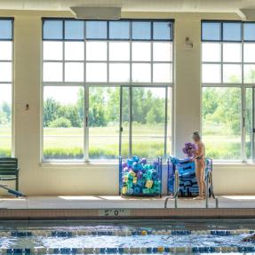Indoor pool at recreation center