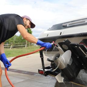 Reservoir staff working