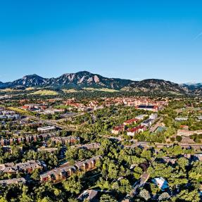 boulder aerial panoramic