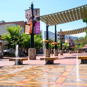 Pop jets on the Pearl Street Mall