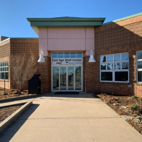 Front entrance of the East Age Well Center