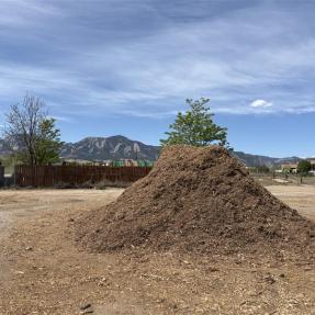 City of Boulder's mulch pile
