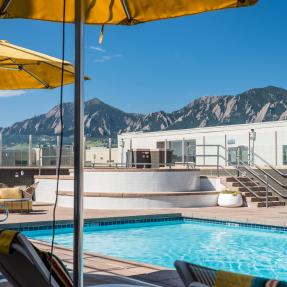 3601 Arapahoe Ave Unit 105 - Amenity pool area