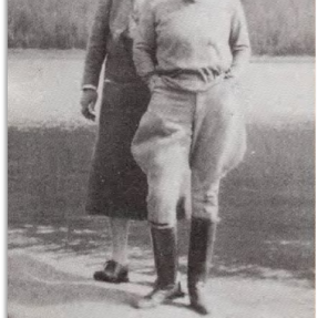 Florence Molloy and Mabel MacLeay at Colorado Mountain Ranch.