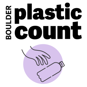 Plastic Count logo in purple