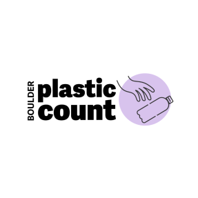 Plastic Count logo in purple