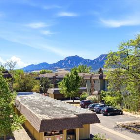3365 Chisholm Trail B302 Parking view from patio