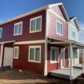First BoulderMOD-built duplex at Ponderosa. 