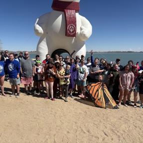 EXPAND participants to the Special Olympics Polar Plunge