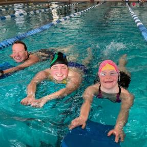 EXPAND participants lap swim