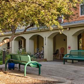 2510 Taft Dr Unit 308 Benches outside