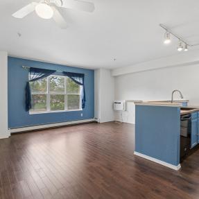 2610 Iris Avenue Unit 105 kitchen and livingroom
